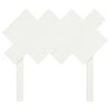 vidaXL Bed Headboard White 92x3x81 cm Solid Wood Pine