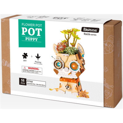 Robotime Flower Pot Building Kits Puppy