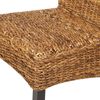 vidaXL Dining Chairs 6 pcs Abaca and Solid Mango Wood