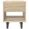 vidaXL Bedside Table Sonoma Oak 40.5 x 40 x 48 cm Engineered Wood