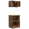 vidaXL Garage Cabinets 2 pcs Smoked Oak Engineered Wood