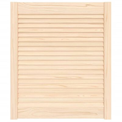 vidaXL Cabinet Door Louvred Design 69x59.4 cm Solid Wood Pine