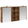vidaXL Bathroom Cabinet Set 3 pcs 126 x 16 x 62.5 cm Engineered wood