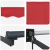 vidaXL Retractable Awning Red 350 x 250 cm Polyester and Aluminium