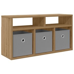 vidaXL Lowboard with Drawer Artisan Oak 72 x 22.5 x 38 cm