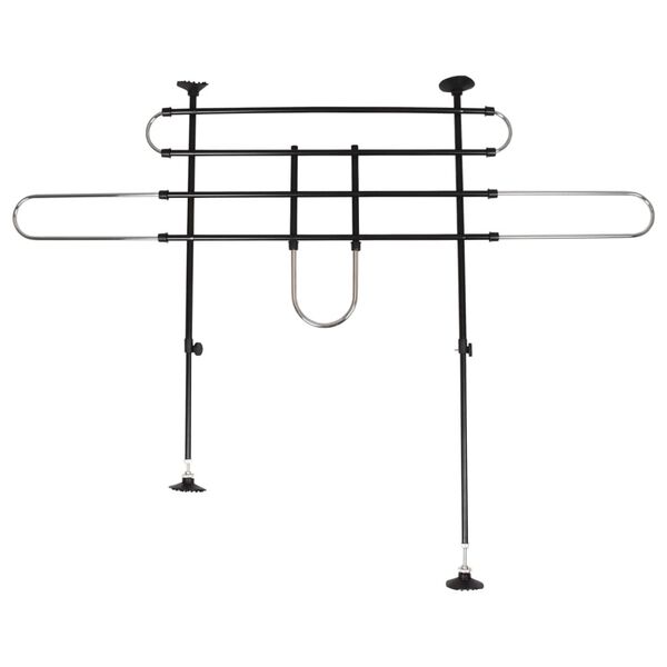 FLAMINGO 2 Bar Car Dog Guard with 2 Options Eduard Black