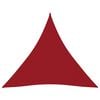 vidaXL Sunshade Sail Oxford Fabric Triangular 6x6x6 m Red