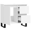 vidaXL Bathroom Cabinet White 65x33x60 cm Engineered Wood