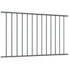 vidaXL Fence Panel Powder-coated Steel 1.7x1 m Anthracite