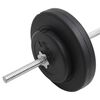 vidaXL Barbell with Plates Set 30 kg