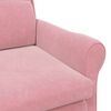 vidaXL Armchair Pink 76 x 94 x 102 cm Velvet