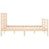 vidaXL Bed Frame without Mattress 120x200 cm Solid Wood