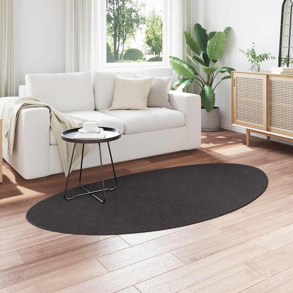vidaXL Carpet Folding HUARTE Anthracite 100 x 200 cm Polyester