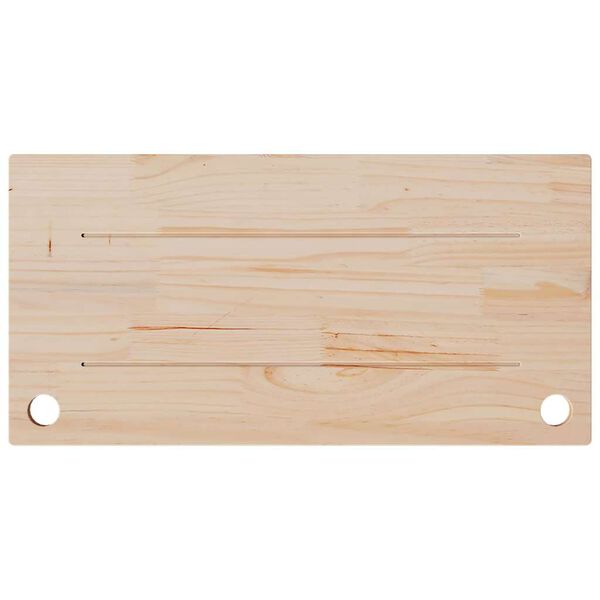 vidaXL Desk Top 80x40x2.5 cm Solid Wood Pine