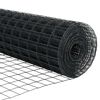 vidaXL Euro Fence Grey 0.6 x 50 m PVC-coated iron