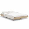 vidaXL Bed Frame without Mattress Sonoma Oak 120x190 cm Small Double Engineered Wood