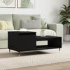 vidaXL Coffee Table Black 100x50x45 cm Engineered Wood