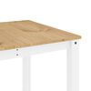 vidaXL 7 Piece Dining Set PANAMA White Solid Wood Pine