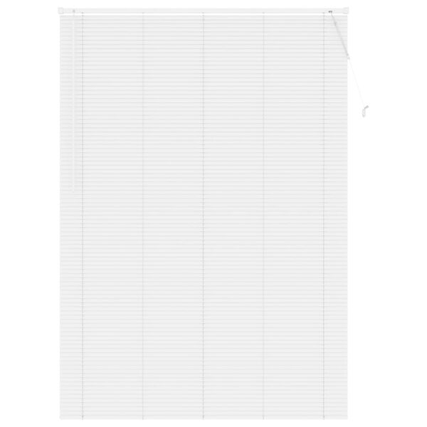 vidaXL Venetian Blind Manual Adjustable White 213 x 150 cm PVC