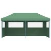 vidaXL Foldable Party Tent Pop-Up with 3 Sidewalls Green