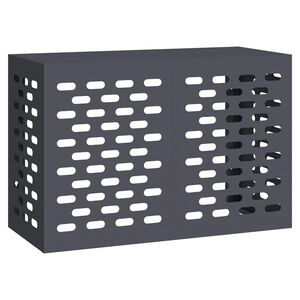 vidaXL Air Conditioner Cover Anthracite 90 x 40 x 60 cm Steel