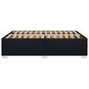 vidaXL Bed Frame without Mattress Black&nbsp;Double Fabric