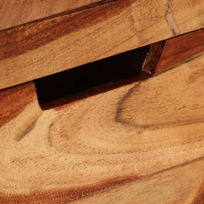vidaXL Highboard 40x34x110 cm Solid Wood Acacia