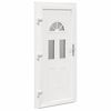 vidaXL Front Door White 88x200 cm PVC