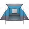 vidaXL Camping Tent with Roof Blue 482 x 360 x 227 cm Taffeta