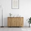vidaXL Sideboard Artisan oak 120 x 41 x 75 cm Engineered wood