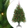vidaXL Christmas Tree with 150 LEDs with Stand Green 120 cm PE