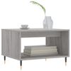 vidaXL Coffee Table Grey Sonoma 60x50x40 cm Engineered Wood