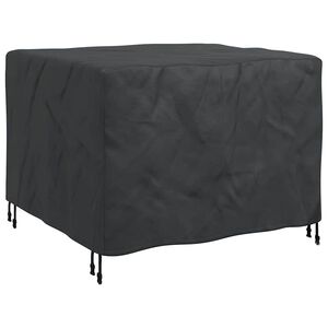 vidaXL Furniture Cover Plain Black 100 x 100 x 70 cm 420D