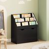 vidaXL Kids Bookshelf Black 60 x 29.5 x 69 cm Engineered Wood