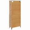 vidaXL Highboard Artisan Oak 69.5 x 34 x 180 cm Engineered Wood