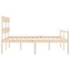 vidaXL Senior Bed without Mattress 160x200 cm Solid Wood