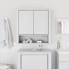 vidaXL Bathroom Wall Cabinet BERG White 69.5x27x71.5 cm Solid Wood
