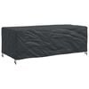 vidaXL Furniture Cover Plain Black 229 x 113 x 73 cm 600D