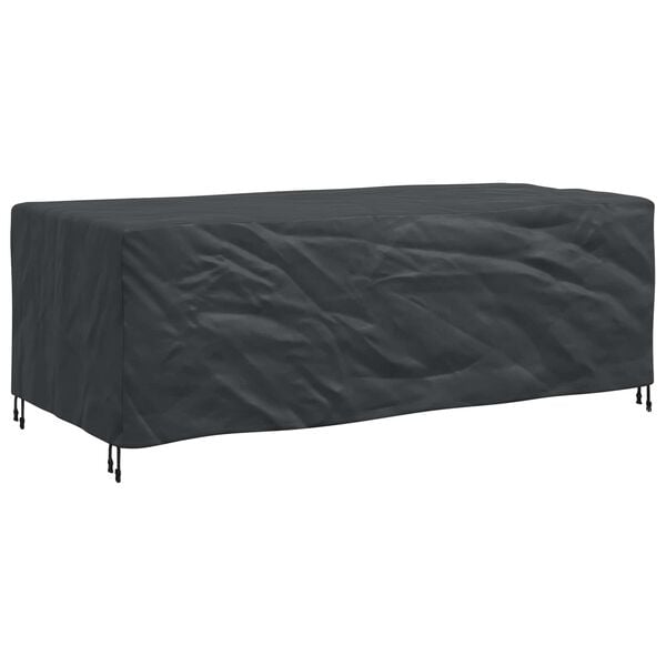 vidaXL Furniture Cover Plain Black 229 x 113 x 73 cm 600D