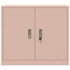 vidaXL Storage Cabinet Pink 80 x 40 x 70 cm Steel