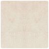 vidaXL Anti-slip Shaggy Rug Cream 120 x 120 cm PP