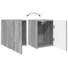 vidaXL TV Cabinet Set Wall-mounted 4 pcs Grey Sonoma Engineered Wood