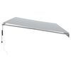 vidaXL Automatic Retractable Awning Anthracite&White 600x350 cm