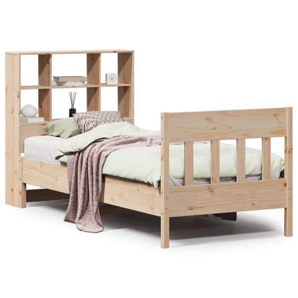 vidaXL Bed Frame without Mattress 90x200 cm Solid Wood Pine