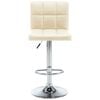 vidaXL Bar Stools 2 pcs Cream Faux Leather
