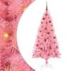 vidaXL Christmas Tree with 150 LEDs with Stand Pink 150 cm PVC
