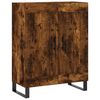 vidaXL Sideboard Smoked Oak 69.5x34x90 cm Engineered Wood