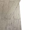 vidaXL Flooring Planks 18 pcs Light Grey 2.51 m&sup2; PVC