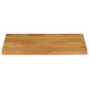 vidaXL Table Top Live Edge 70x60x2.5 cm Solid Wood Mango