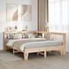 vidaXL Bookcase Bed without Mattress 140x200cm Solid Wood Pine